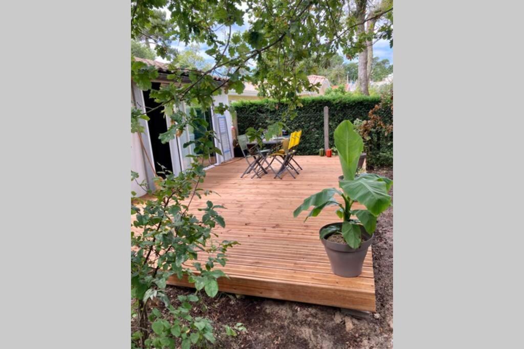 Charmant Chalet Avec Une Grande Terrasse Au Pyla La Teste-de-Buch Bagian luar foto